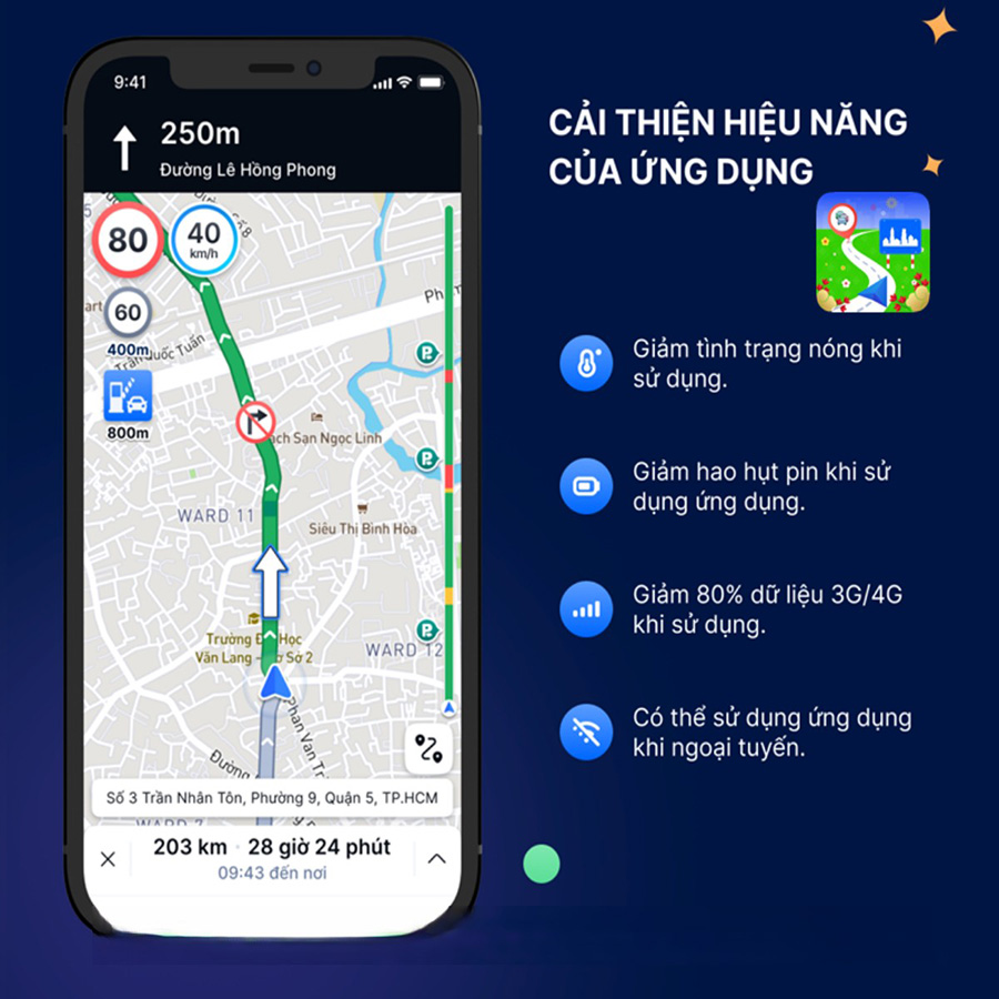 Giao diện Vietmap Live
