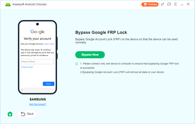 giao diện frp bypass