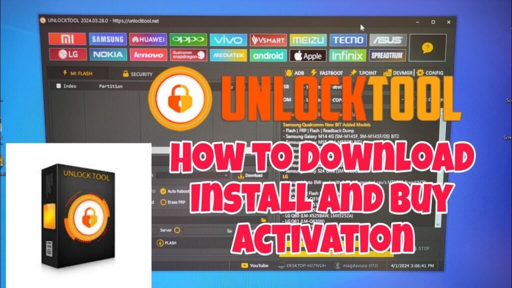 tải và cài đặt unlocktool