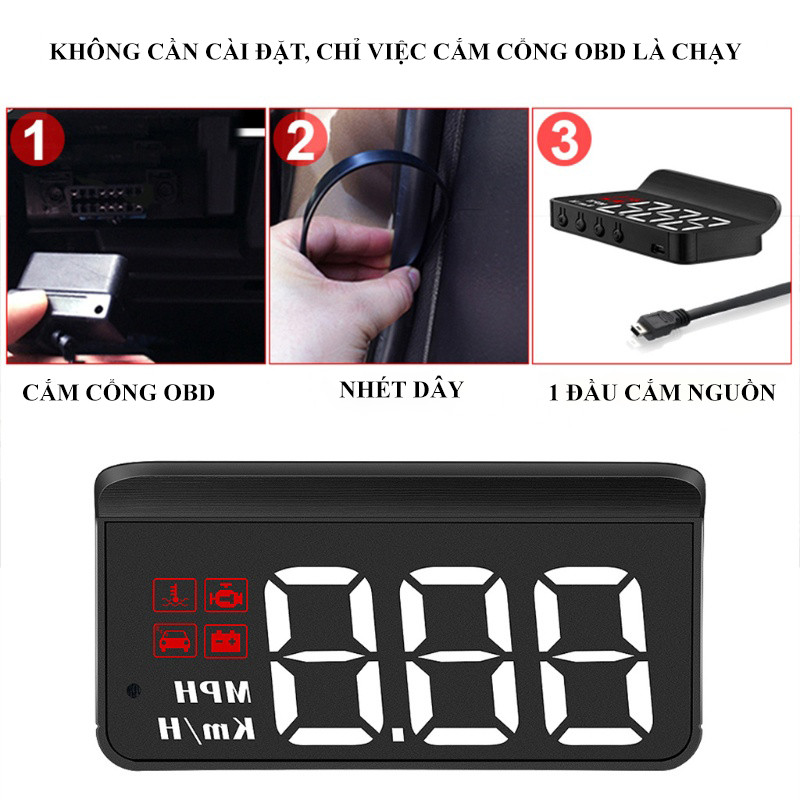 Bộ hud kính lái m3