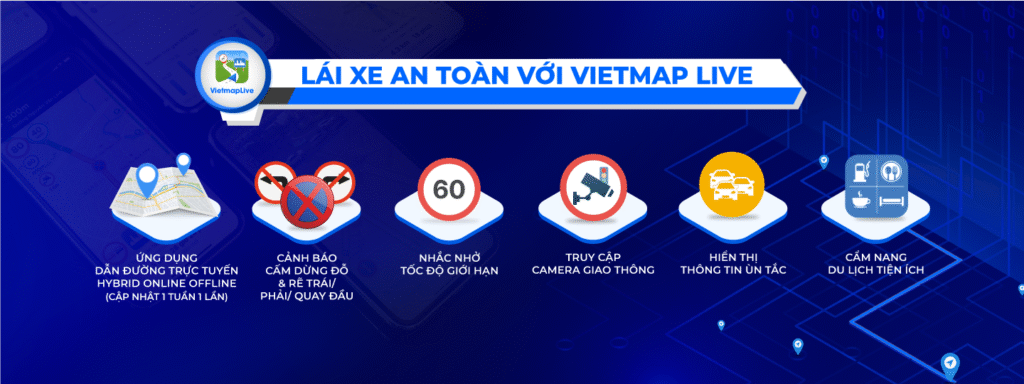 Lái xe an toàn cùng với Vietmap live