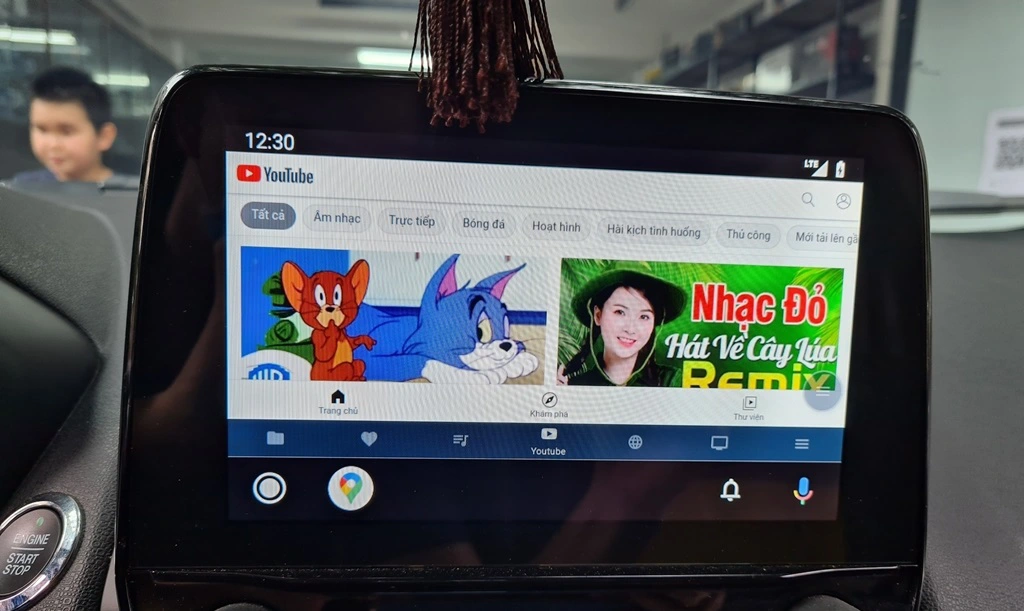 Xem YouTube qua trình duyệt trên Android Auto Xem YouTube qua trình duyệt trên Android Auto