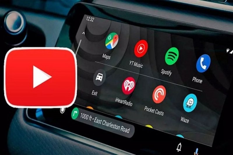 xem youtube trên android auto không root