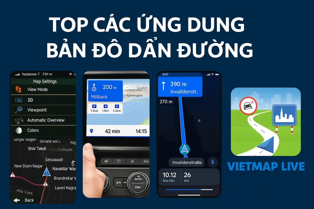 Top các ứng dụng dẫn đường tốt nhất