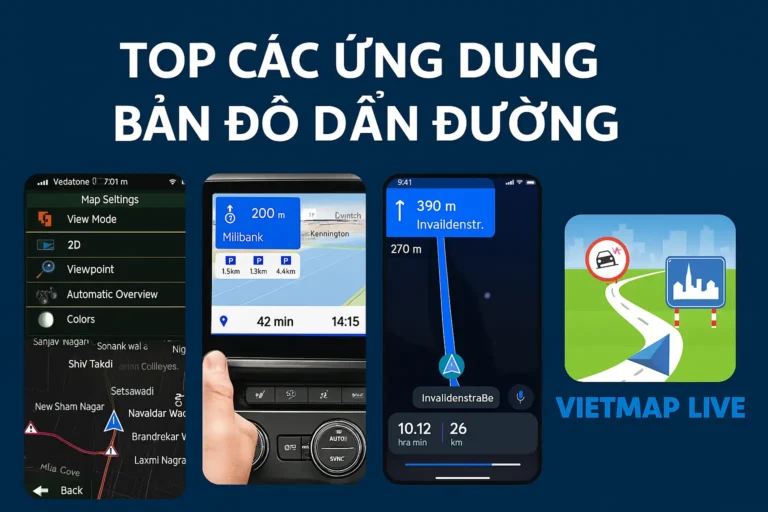 Top các ứng dụng dẫn đường tốt nhất