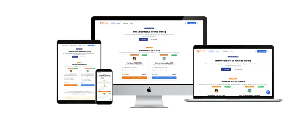 app thuevip Hệ thống app thuevip thuê tài khoản tự động 24/7