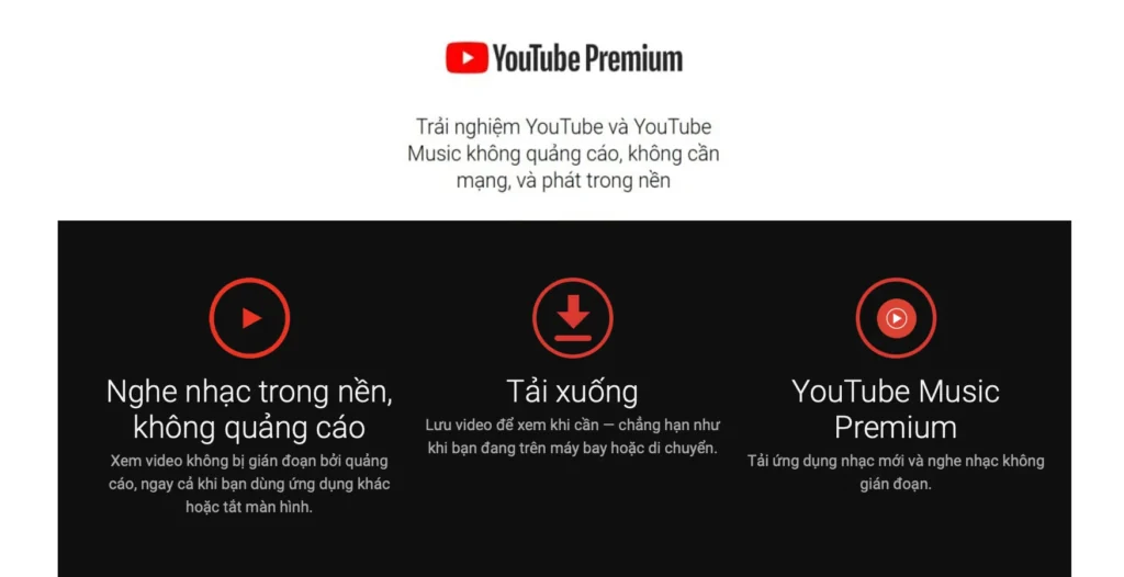 tính năng nổi bật của gói youtube premium tính năng nổi bật của gói youtube premium