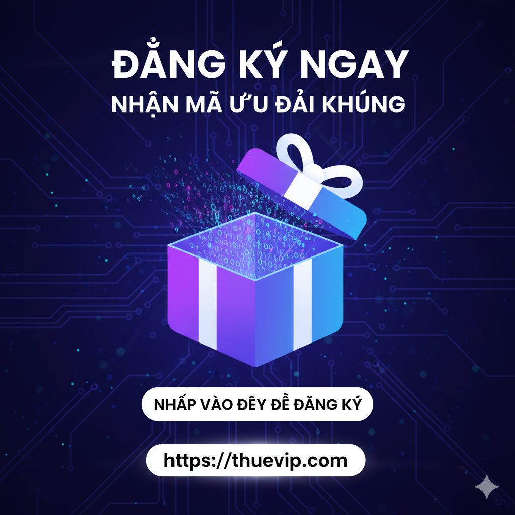 Đăng ký nhận mã ưu đãi tại ThueVIP