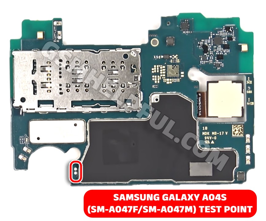 test point for samsung a04s a047