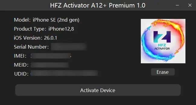 HFZ A12 ACTIVATOR