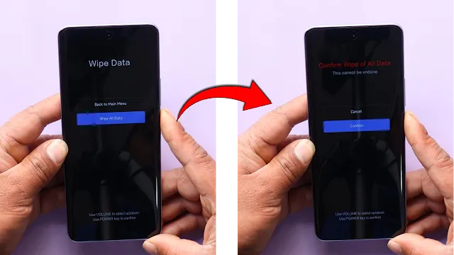 Wipe-Data-Redmi-Note-15
