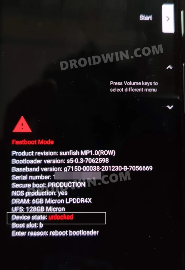 device-status-unlocked-google-pixel